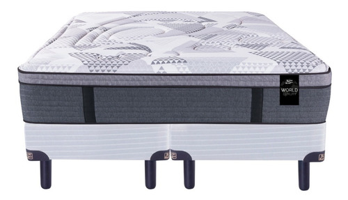 Imagen 2 de 10 de Sommier + Colchon King Koil Luxury Pocket 160x200 120 Gold