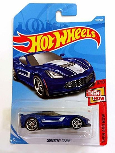 Hot Wheels 2018 Entonces Y Ahora Corvette C7 Z06 339/365, Az