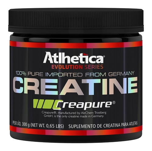 3x Creatine Creapure 300g - Atlhetica Nutrition - Total 900g
