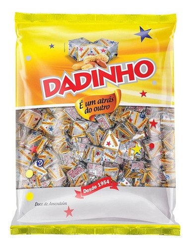 Bala Dadinho Amendoim 900 G