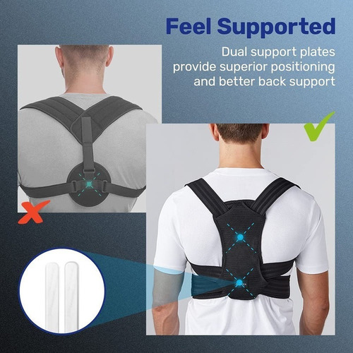 De Soporte Faja Corrector De Postura Ortopedica Premium