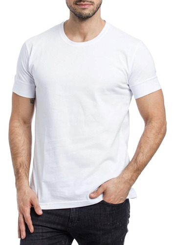 Camiseta Manga Corta Algodón Cuello O Hombre Eyelit 448