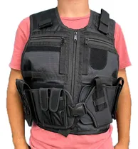 Comprar Capa De Colete Tático X-tudo Preto Segurança Airsoft Tatico