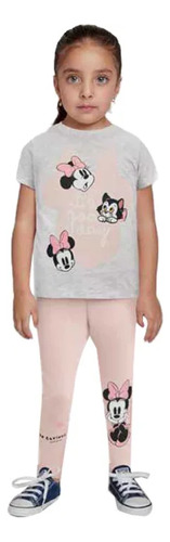 Conjunto 2pzs Playera Pantalón Niña Minnie Mouse 1198244
