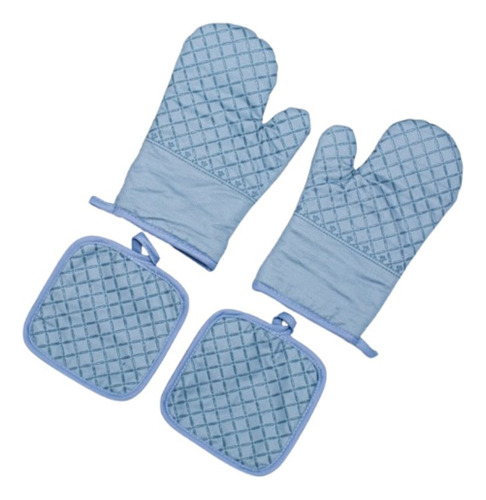 Set De 1 Par De Guantes Largos De Silicona Con Aislamiento T
