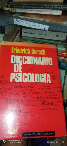 Diccionario De Psicología. Friedrich Dorsch