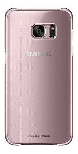 Case Samsung Clear Cover Para Galaxy S7 Edge  Rose