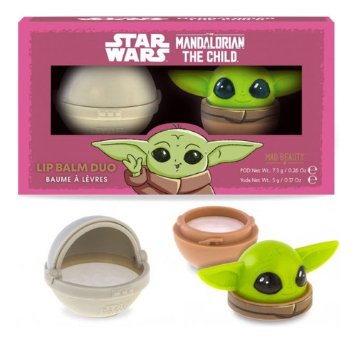 Mad Beauty, Dúo De Bálsamos Labiales, Star Wars Baby Yoda