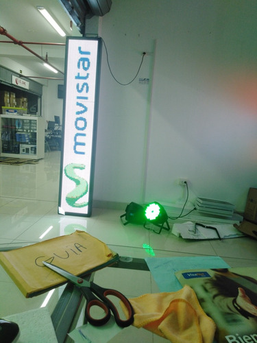 Imagen 5 de 8 de Letrero Led Programable Nacional Full Color De 130cm X 40cm