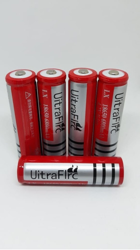 Pila Batería 18650 Recargable 3.7v 6800mah Li-ion Linternas