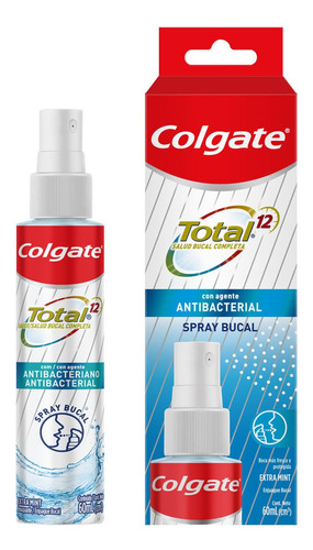 Spray Bucal Colgate Total 12 Con Agente Antibacterial - 60ml