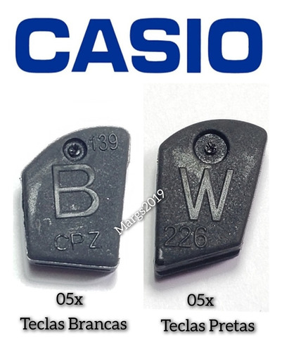 10 Borracha Contra Peso Teclas Piano Casio Ap Cdp Px 5w + 5b