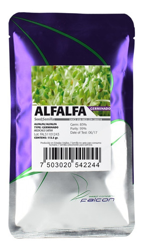 Semilla Germinado Alfalfa Falcon Seeds