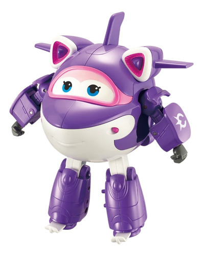 Super Wings Br1891, cristal supercargado transformable, morado