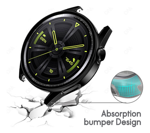 Vidrio Templado + Funda Case For Huawei Watch Gt2 42mm, 6u