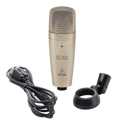 Microfono Behringer C-1u Condenser Usb Pc Con Pipeta Y Cable