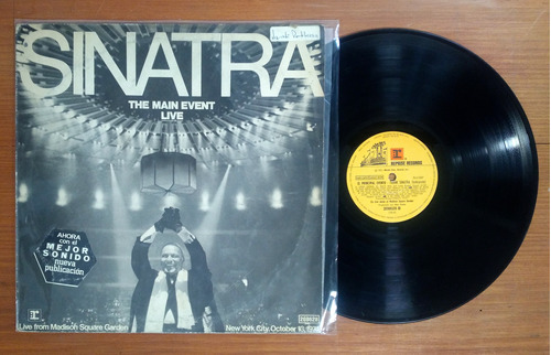 Frank Sinatra The Main Event Live 1975 Disco Lp Vinilo