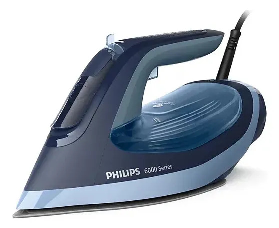 Plancha A Vapor Philips Dst6120 Optimaltemp Y Suela Steamglide Plus Azul