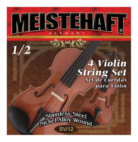 Encordado Violin 1/2 Sv12 Meistehaft - Musicstore
