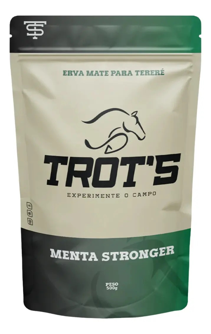 Yerba Mate Tereré Premium Trot's 500gr Menta Stronger