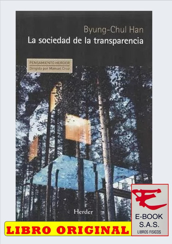 La Sociedad De La Transparencia ( Nuevos Y Originales)