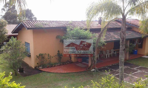 Chácara Com 3 Dormitórios À Venda, 1200 M² Por R$ 450.000,00 - Bairro Do Carmo (canguera) - São Roque/sp - Ch0001