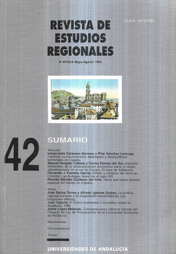 Revista De Estudios Regionales 42 / Agosto 1995