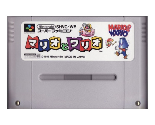 Mario & Wario - Famicom Super Nintendo - Jp Original (Usado)