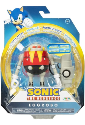 Figura Eggrobo Articulado De 10 Cm - Sonic The Hedgehog