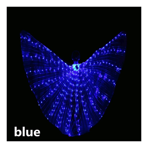 Capa De Mariposa Luminosa Led De Colores Danzantes