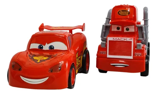 Autos Juguete Impulso Dibujo Animado Película Carros Set X2