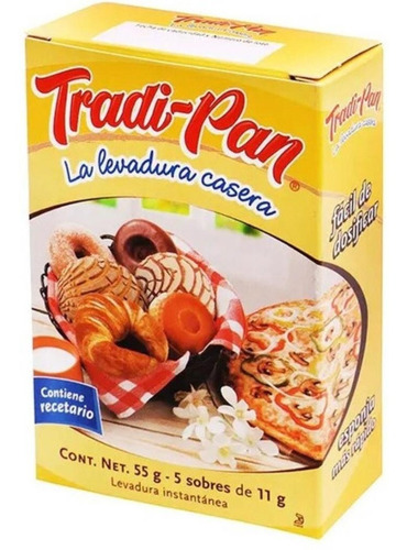 Imagen 2 de 10 de Levadura Tradi-pan 55 Gr