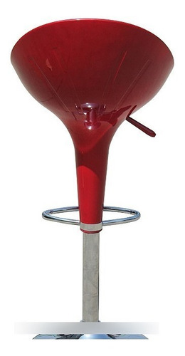 Imagen 3 de 6 de Silla De Bar Desayunador Primory Rojo Vino Alta Calidad