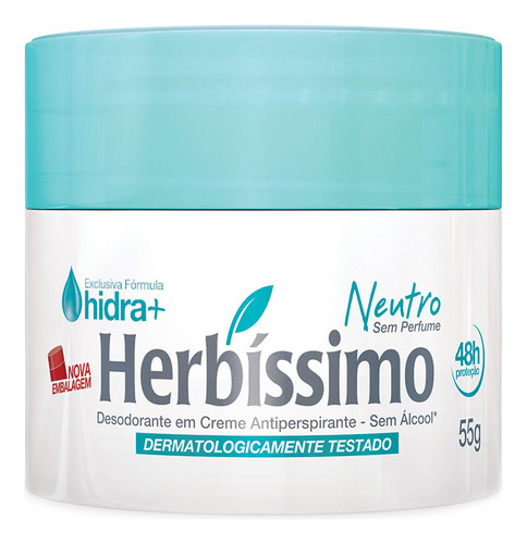 Desodorante Creme Herbissimo Neutro 55g