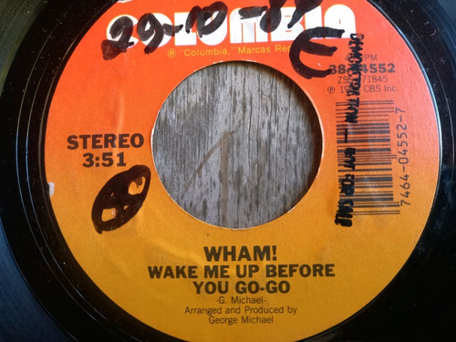 Disco Lp Wham! - Wake Me Up Before You Go-go (1984) R5