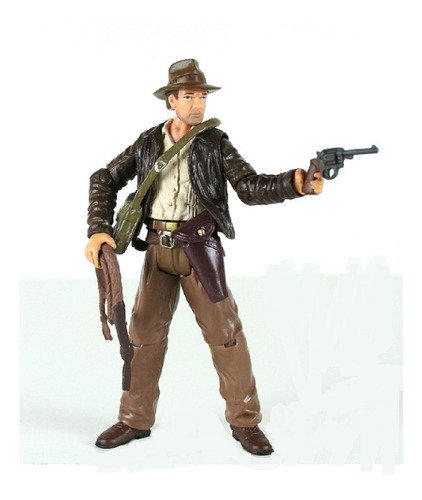 Muñeco Indiana Jones Articulado Arma Latigo Morral Hasbro