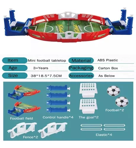 Jogo De Futebol Mini Arena Gol A Gol Estilo Pinball Mesa com