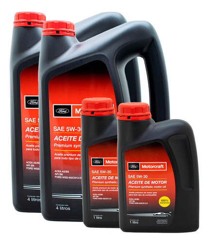 Kit De Aceite Sintético Motorcraft Ford Ranger X 10 Lts.