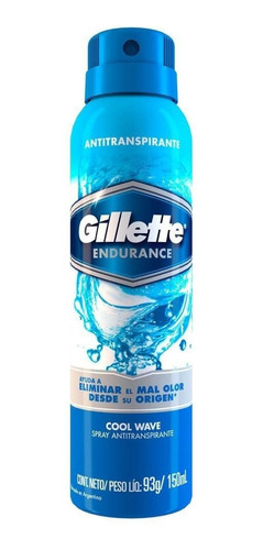 Desodorante En Spray Gillette Cool Wave 150 M