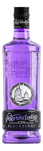 Ginebra Puerto De Indias Blackberry 750 Ml