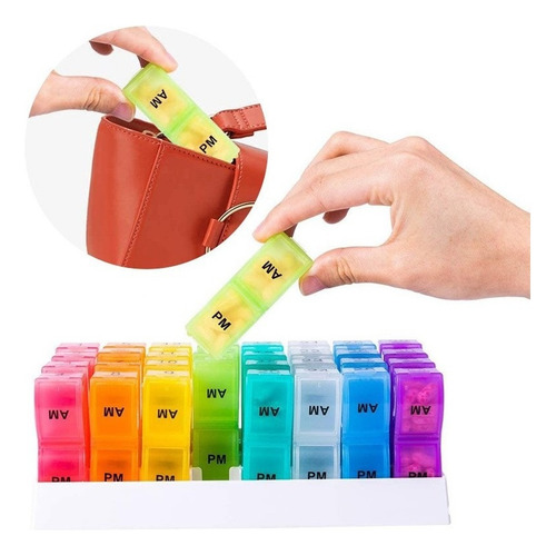 Pastillero Mensual Y Semanal Con 32 Compartimentos