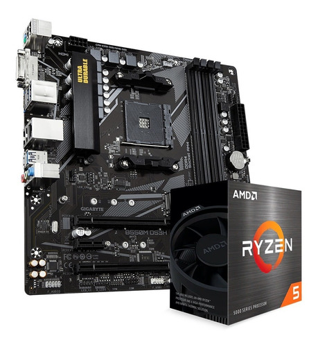 Combo Actualización Pc Amd Ryzen 5 5600 + Mother B550 Am4