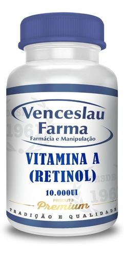 Vitamina A (retinol) 10.000ui 180 Capsulas 