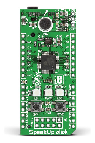 Modulo De Reconocimiento De Voz Mikroe Speakup. Arduino, Pic