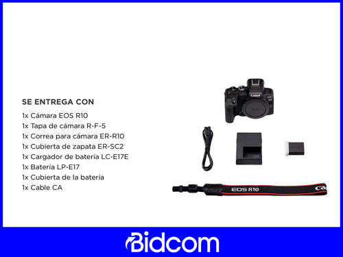 Cámara Fotográfica Canon Eos R10 Kit 18-45 Digic X De Fotos