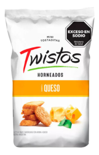 Minitostaditas Twistos Quesos 100 Gr