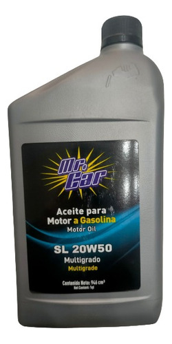 Aceite Venoco Mr Car Sl Sae 20w50