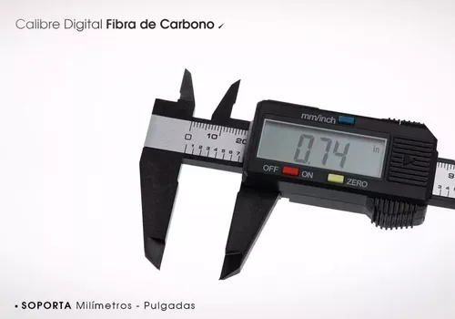 CALIBRE DIGITAL 0-150MM / 6 fibra de carbono