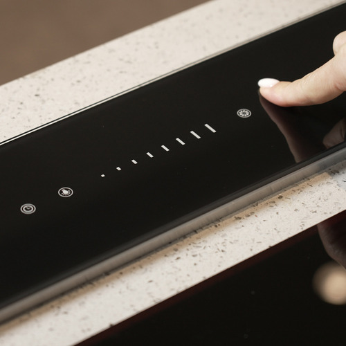 Campana Extractora Automática Mesada Hausar Downdraft 60cm Negro