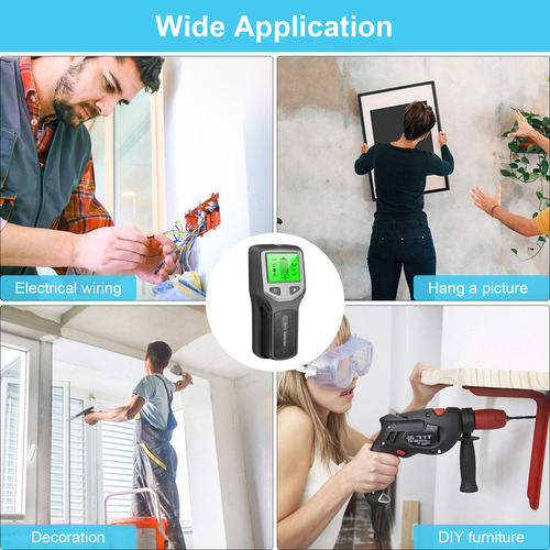 L Localizador Eletrônico De Vigas 5 Em 1 Com Display Lcd Hd